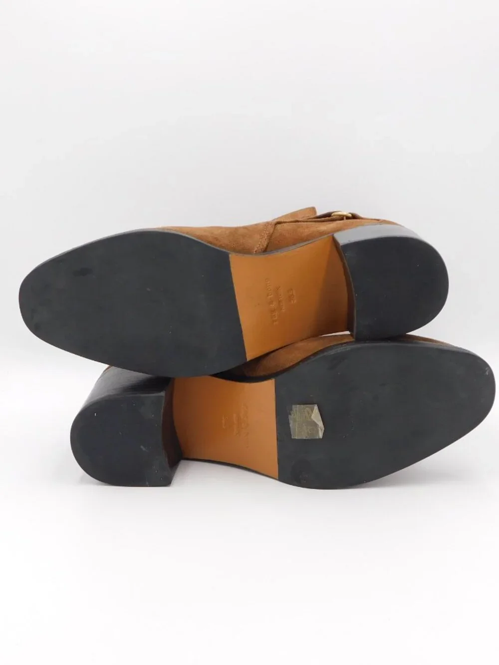 rag & bone Brown Suede Hazel Buckle Ankle Booties | 90s Y2K | VGUC | 36.5 / 6.5 - Picture 8 of 12
